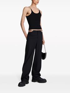 dionlee Dion Lee Pantalon met schakelketting van wolblend - Zwart