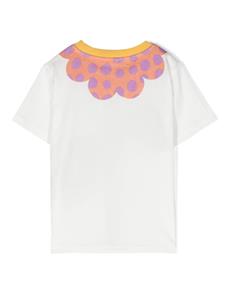 stellamccartneykids Stella McCartney Kids Katoenen T-shirt - Wit