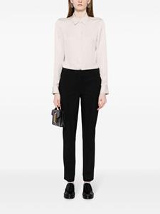 Theory Broek met verborgen sluiting - Zwart