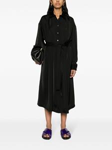 fabianafilippi Fabiana Filippi Zijden blousejurk - Zwart
