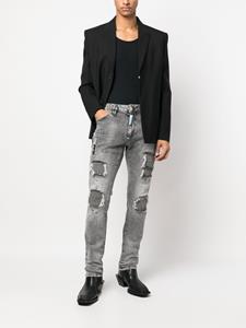 philippplein Philipp Plein Gerafelde jeans - Grijs