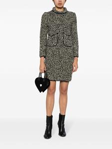 chanelpre-owned CHANEL Pre-Owned 1994 mini-jurk met col - Zwart