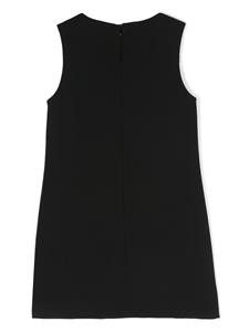 dolce&gabbanakids Dolce & Gabbana Kids Jurk met geborduurd logo - Zwart