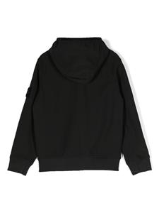 stoneislandjunior Stone Island Junior Jack met Compass-logopatch - Zwart
