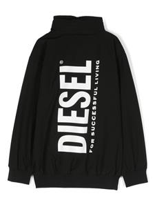 dieselkids Diesel Kids Jack met logoprint - Zwart
