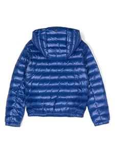 hernokids Herno Kids Gewatteerd jack met logoplakkaat - Blauw