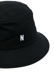 norseprojects Norse Projects Vissershoed met borduurwerk - Zwart