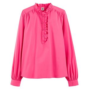 LA REDOUTE COLLECTIONS Blouse met Victoriaanse kraag en lange mouwen