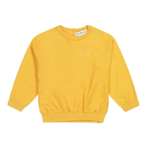 Koko Noko Meisjes sweater met structuur in de stof ochre