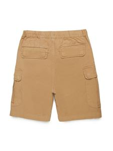 Diesel Kids logo-embroidered cargo shorts - Beige