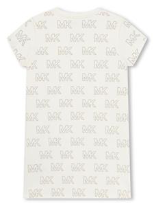 michaelkorskids Michael Kors Kids Mini-jurk verfraaid met logo - Beige