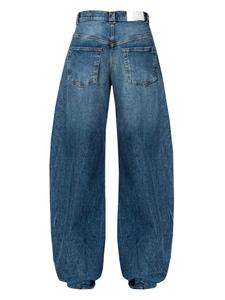 PINKO Mid waist jeans met toelopende pijpen - Blauw