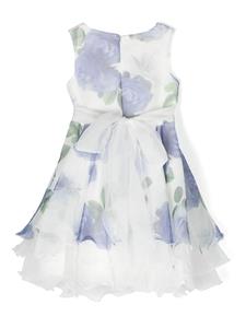 Mimilù Jurk met bloemenprint - Wit