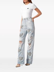 philippplein Philipp Plein High waist jeans - Blauw