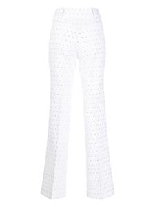 Michael Michael Kors Flared broek met kristallen - Wit