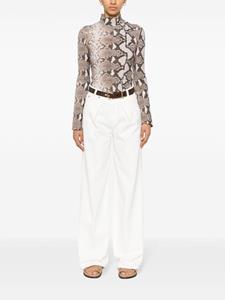 PINKO Jeans met wijde pijpen - Wit