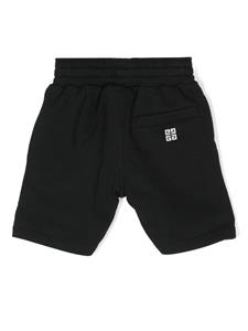 givenchykids Givenchy Kids Trainingsshorts met logoprint - Zwart