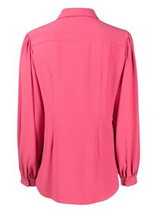 pauleka Paule Ka Blouse met geplooid detail en klassieke kraag - Roze