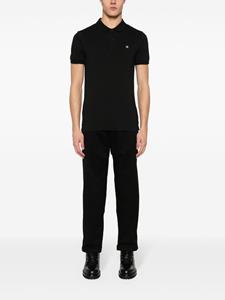 Calvin Klein Jeans logo-patch cargo pants - Zwart