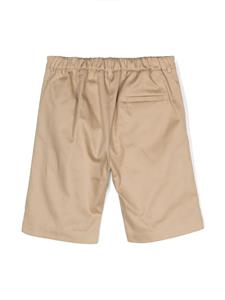 versacekids Versace Kids Shorts met logoprint - Beige