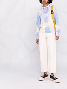 A.P.C. Hoodie met tie-dye print - Blauw