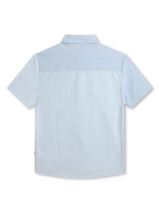 bosskidswear BOSS Kidswear Overhemd met vlakken - Blauw