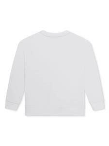 SONIA RYKIEL ENFANT Katoenen sweater met logoprint - Wit