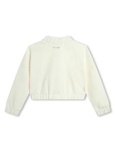 Karl Lagerfeld Kids Jersey sweater met logoprint - Wit
