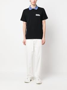 emporioarmani Emporio Armani Poloshirt met logopatch - Zwart