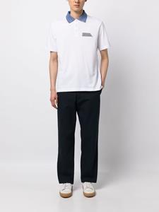emporioarmani Emporio Armani Poloshirt met logopatch - Wit