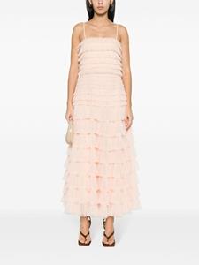TWINSET Midi-jurk met ruches - Roze