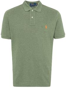 Polo Ralph Lauren embroidered-logo piqué polo shirt - Groen