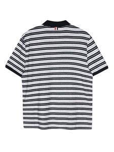 thombrowne Thom Browne Poloshirt met logopatch - Blauw