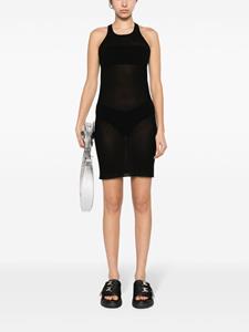 rickowens Rick Owens Semi-doorzichtige midi-jurk - Zwart