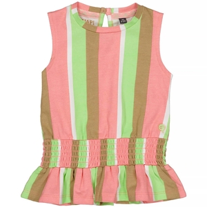 Quapi-collectie Singlet Nienke (pink poppy stripe)