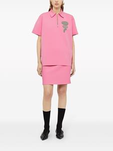 Jil Sander Poloshirt met rits - Roze