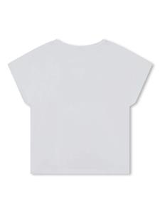 dknykids Dkny Kids T-shirt met metallic logoprint van biologisch katoen - Wit