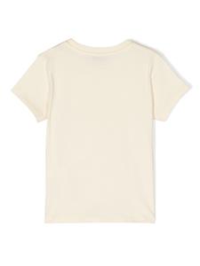 monclerenfant Moncler Enfant T-shirt met geborduurd logo - Geel
