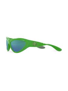 dolce&gabbanaeyewear Dolce & Gabbana Eyewear DG Toy zonnebril met cat-eye montuur - Groen