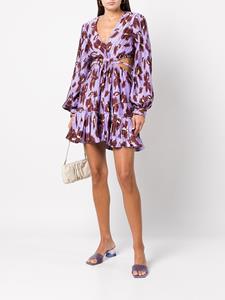 Simkhai Mini-jurk met bloemenprint - Paars