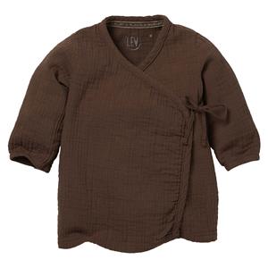 LEVV-collectie Overslag longsleeve Bea (brown almond)