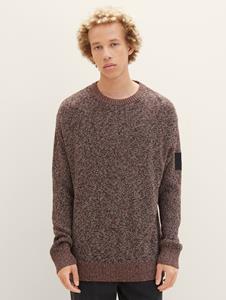 TOM TAILOR Denim Strickpullover relaxed multicolor knit