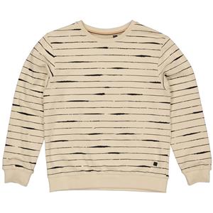 Levv Jongens sweater falko aop sand stone stripe