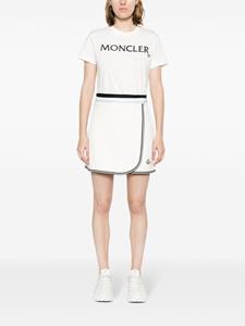 Moncler Mini-rok met logopatch - Wit
