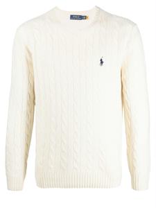 Polo ralph lauren Kabeltrui van wol en kasjmier