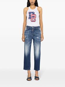 DSQUARED2 High waist jeans - Blauw