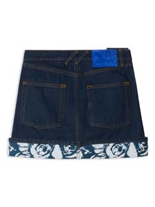 Burberry Japanese denim mini-rok - Blauw