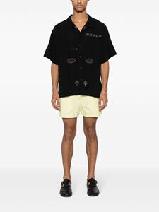 Nanushka Shorts met elastische taille - Geel