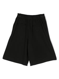 Monnalisa Bermuda shorts met strikdetail - Zwart