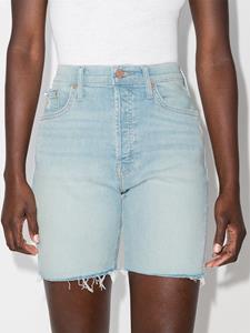 MOTHER Shorts met franje - Blauw